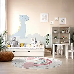 Rund matta - Rainbow (multi)