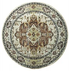 Tapete redondo - Siliana (bege)