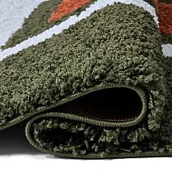 Tapetes felpudos - Alsace (verde/branco/laranja)