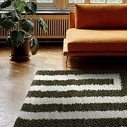 Tapetes felpudos - Imilchil (branco/verde)