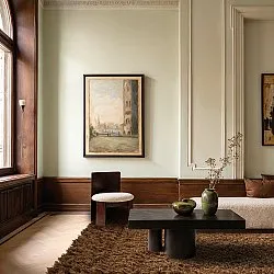 Tapetes felpudos - Melilla Hand Woven Wool Shaggy (marrom)