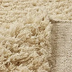 Tapetes felpudos - Melilla Hand Woven Wool Shaggy (natureza)