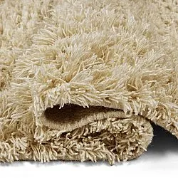 Tapetes felpudos - Melilla Hand Woven Wool Shaggy (natureza)