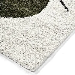 Tapetes felpudos - Sanghar (branco/laranja/verde)