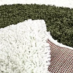 Tapetes felpudos - Sanghar (branco/laranja/verde)