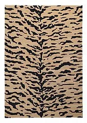 Tapetes felpudos - Zebra Tufted Wool Premium (bege/preto)