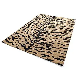 Tapetes felpudos - Zebra Tufted Wool Premium (bege/preto)
