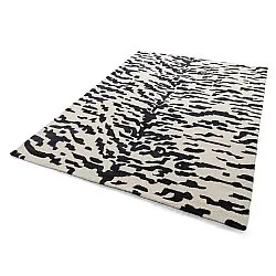 Tapetes felpudos - Zebra Tufted Wool Premium (branco/preto)