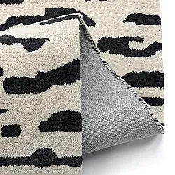 Tapetes felpudos - Zebra Tufted Wool Premium (branco/preto)