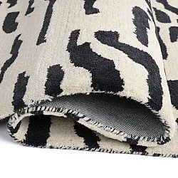 Tapetes felpudos - Zebra Tufted Wool Premium (branco/preto)