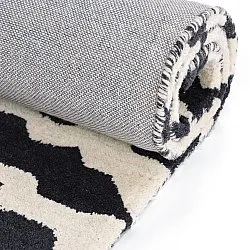 Tapetes felpudos - Zebra Tufted Wool Premium (branco/preto)