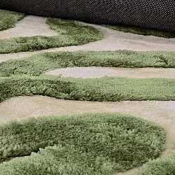 Tapetes felpudos - Akaba (creme/verde)