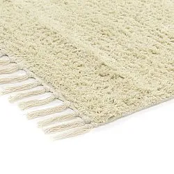 Tapetes felpudos - Amira Natural Cotton Shaggy (bege/roxo)
