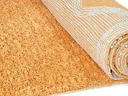 Tapetes felpudos - Amira Natural Cotton Shaggy (laranja/rosa)