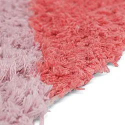 Tapetes felpudos - Amira Natural Cotton Shaggy (rosa/laranja)