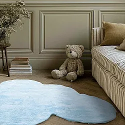 Tapete Infantil - Aranga Super Soft Cloud (azul claro)