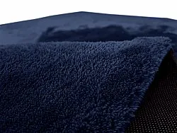 Tapetes redondos - Aranga Super Soft Fur (azul escuro)