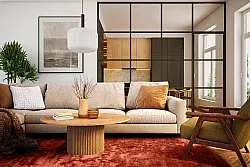 Tapetes felpudos - Aranga Super Soft Fur (vermelho)