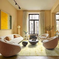 Tapetes felpudos - Aranga Super Soft Fur (amarelo claro)