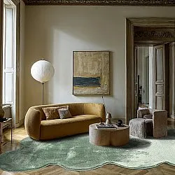 Tapete shaggy ondulado - Aranga Super Soft Fur (verde)