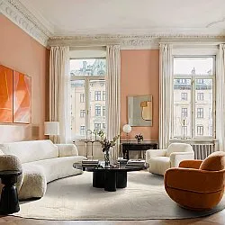 Tapete shaggy oval - Aranga Super Soft Fur (bege)