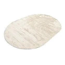 Tapete shaggy oval - Aranga Super Soft Fur (bege)