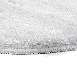 Tapete shaggy oval - Aranga Super Soft Fur (branco)