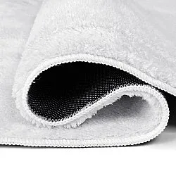 Tapete shaggy oval - Aranga Super Soft Fur (branco)