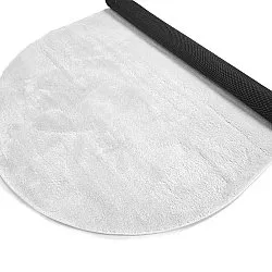 Tapete shaggy oval - Aranga Super Soft Fur (branco)