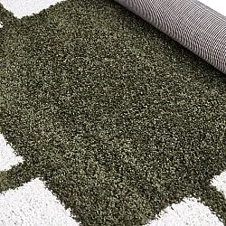 Tapetes felpudos - Asilah (verde/branco)