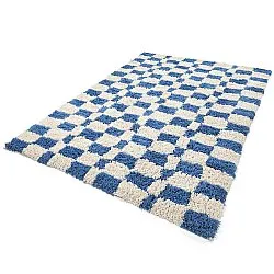 Tapetes felpudos - Atrani Natural Cotton Shaggy (azul)