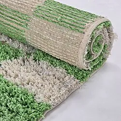 Tapetes felpudos - Atrani Natural Cotton Shaggy (verde)