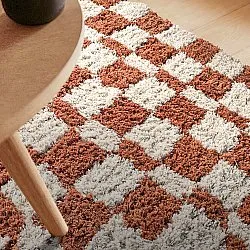 Tapetes felpudos - Atrani Natural Cotton Shaggy (laranja)