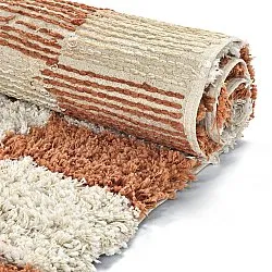 Tapetes felpudos - Atrani Natural Cotton Shaggy (laranja)