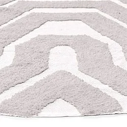 Tapete redondo - Callista Natural Cotton Shaggy (taupe)