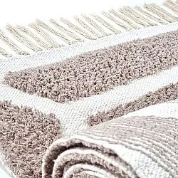 Tapetes felpudos - Callista Natural Cotton Shaggy (taupe)