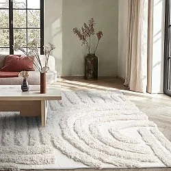 Tapetes felpudos - Cazorla Natural Cotton Shaggy (off white)