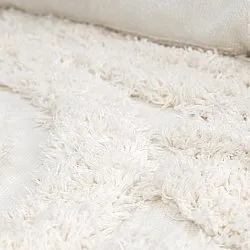 Tapetes felpudos - Cazorla Natural Cotton Shaggy (off white)