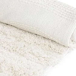 Tapetes felpudos - Cazorla Natural Cotton Shaggy (off white)