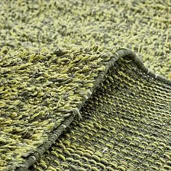 Tapetes felpudos - Celina Natural Cotton Shaggy (verde/amarelo)