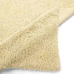 Tapetes felpudos - Combarro Solid Cotton Shaggy (amarelo claro)