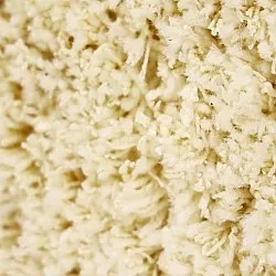 Tapetes felpudos - Combarro Solid Cotton Shaggy (amarelo claro)
