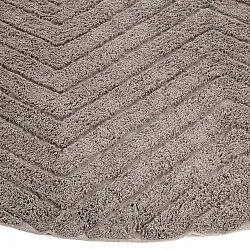Tapete redondo - Conara Natural Cotton Shaggy (taupe)