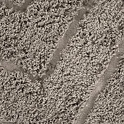 Tapete redondo - Conara Natural Cotton Shaggy (taupe)