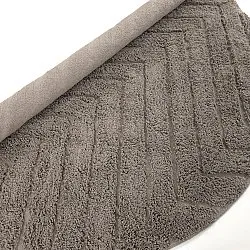 Tapete redondo - Conara Natural Cotton Shaggy (taupe)