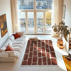 Tapetes felpudos - Cyrus Natural Cotton Shaggy (marrom)