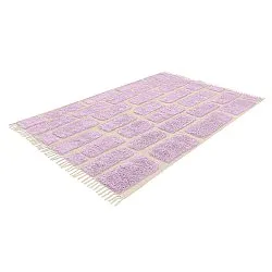 Tapetes felpudos - Cyrus Natural Cotton Shaggy (roxo)