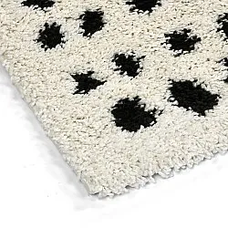 Tapetes felpudos - Dotty (preto/branco)