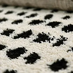 Tapetes felpudos - Dotty (preto/branco)