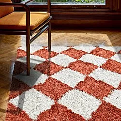 Tapetes felpudos - Albi (branco/laranja)